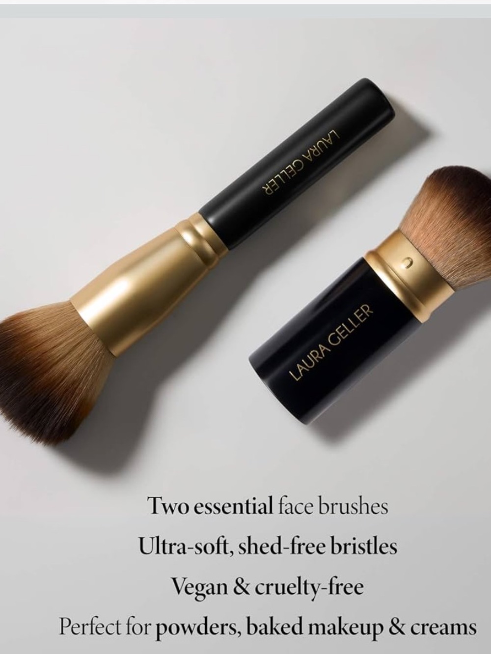 LAURA GELLER Makeup Brushes - Blending Beauties Two-Piece Set - Picture 3 of 9